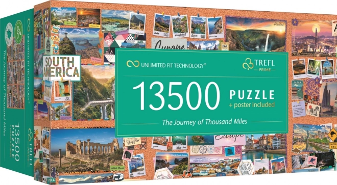 TREFL Puzzle UFT La route de mille miles 13500 pièces
