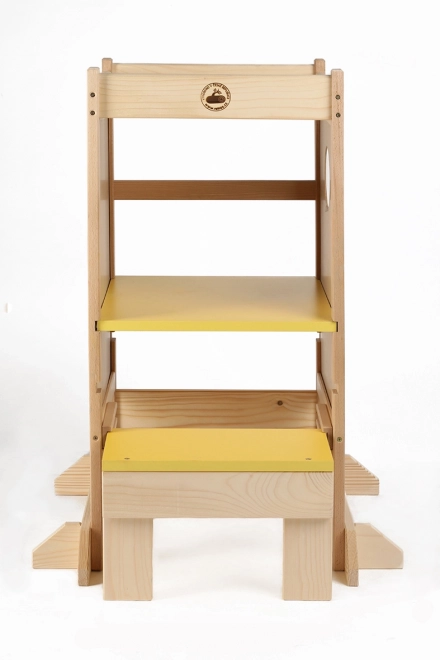 Tour d'apprentissage en bois multifonctionnelle