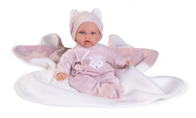 Antonio Juan 12439 PETIT - poupée réaliste avec un corps en tissu doux - 27 cm
