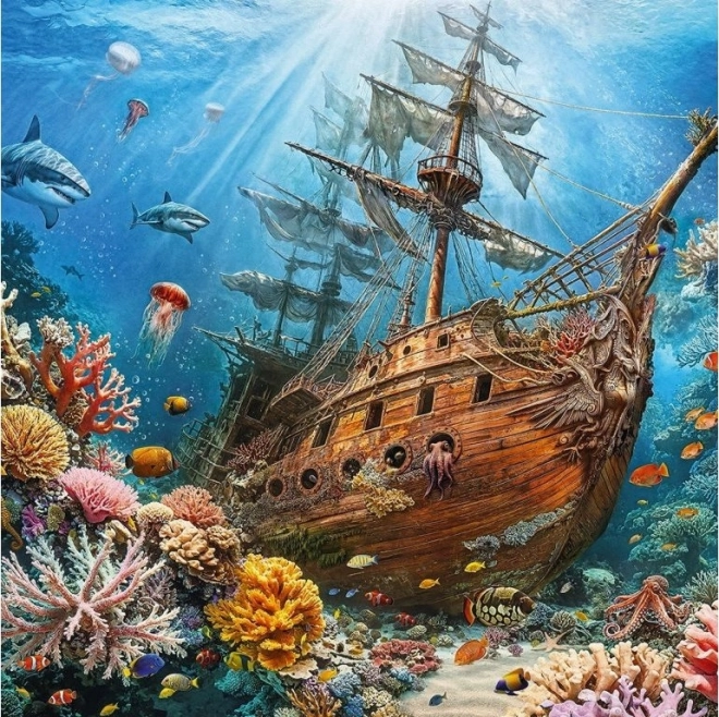 Cherry Pazzi Puzzle Trésor Englouti 1000 pièces