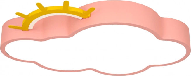 Lampe LED nuage rose avec télécommande