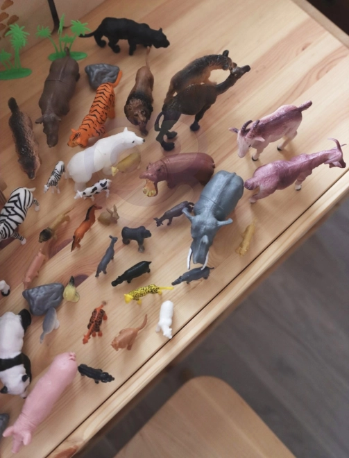 Ensemble d'animaux WOOPIE XXL 58 pcs