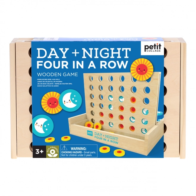 Jeu en bois Quatre à la suite jour et nuit