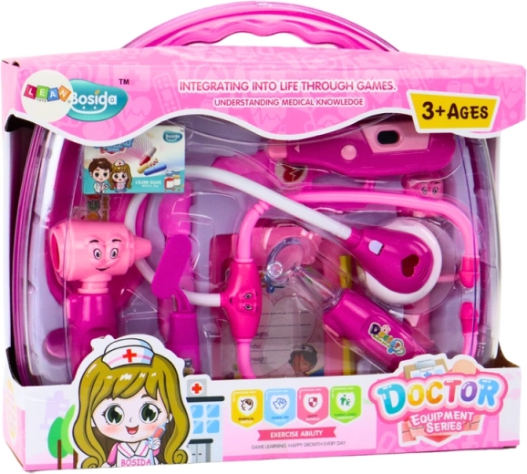 Mallette rose pratique