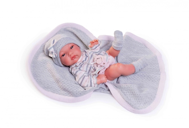 Antonio Juan 60029 TONETA - poupée réaliste bébé avec corps en vinyle intégral - 33 cm