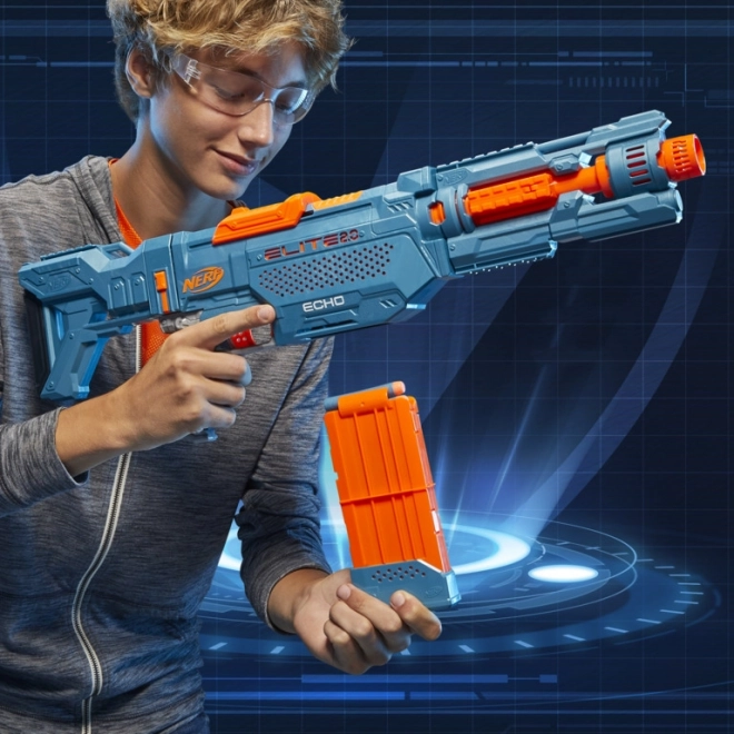 Pistolet Nerf Echo CS-10 avec accessoires