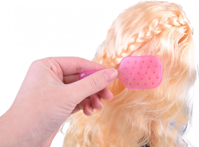 Longs cheveux blonds à coiffer
