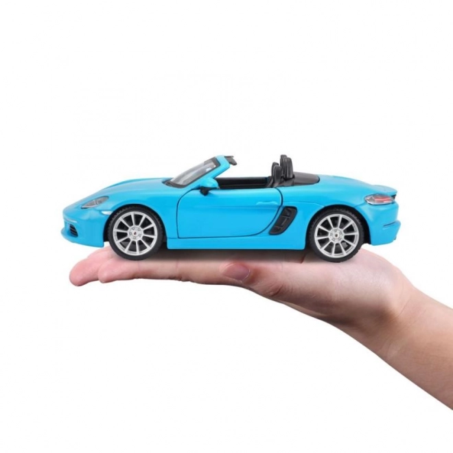 Bburago 1:24 Porsche 718 Boxster Bleu
