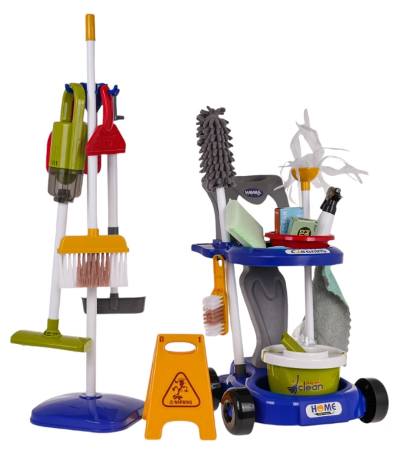 Kit de nettoyage à roulettes XXL 3-en-1 + accessoires