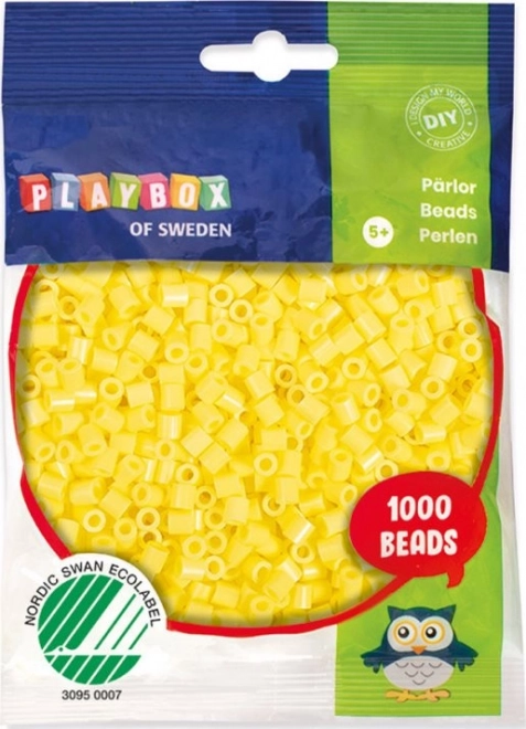 Perles à repasser jaune pastel 1000 pcs