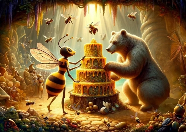 Puzzle Gâteau au miel – 100 pièces
