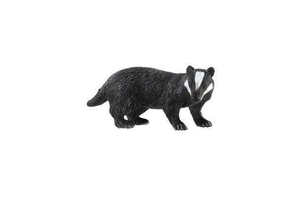 Blaireau forestier zooted en plastique 8cm dans le sac