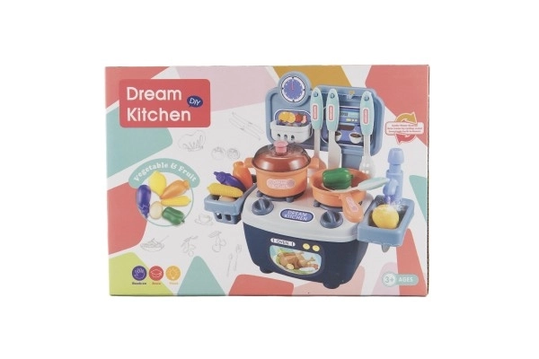 Cuisinette avec accessoires pour enfants