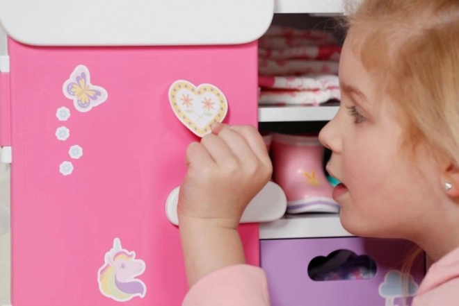 Armoire arc-en-ciel pour poupées BABY born