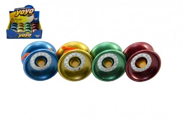 Jojo en métal 6cm assortiment mix de couleurs en sachet 12pcs en boîte