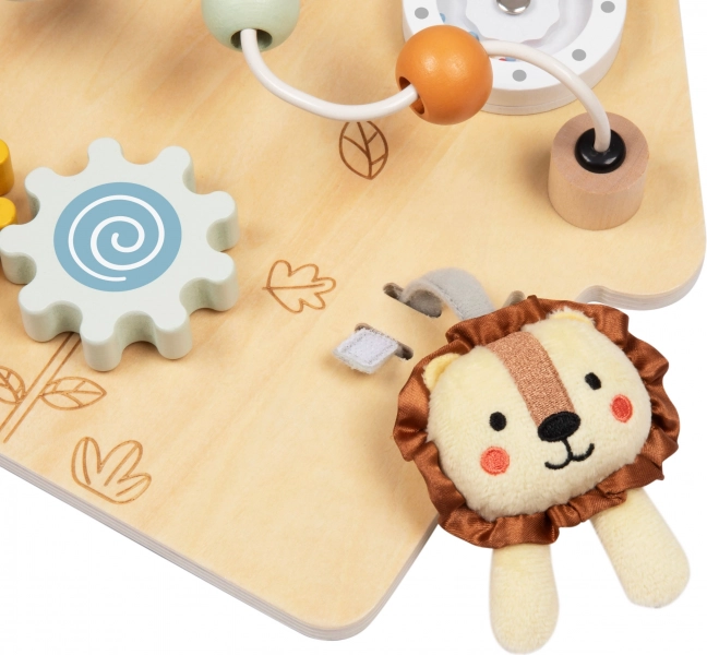 Tooky Toy Grande Table de Manipulation en Bois Maison - Centre d'Activités