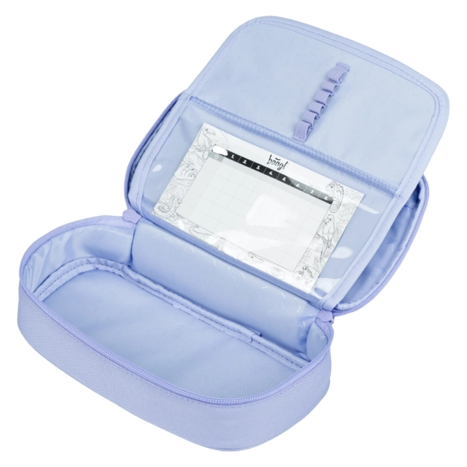BAAGL Trousse scolaire étui Lilas