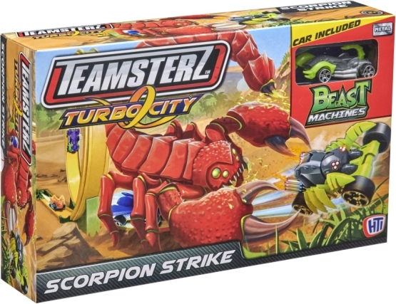 Teamsterz piste de course scorpion avec petite voiture