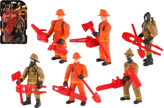Figurine Pompier avec Accessoires