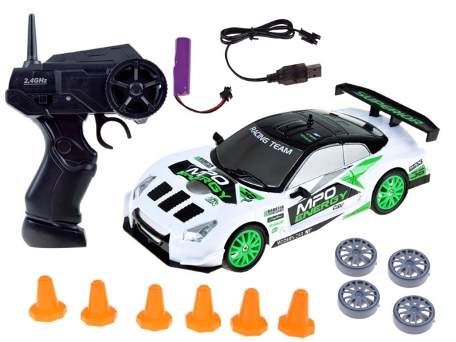 AUTO voiture de drift télécommandée RC cônes RC0506