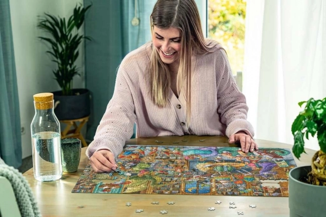Puzzle 2D 1000 Ravensburger Nord dans la bibliothèque