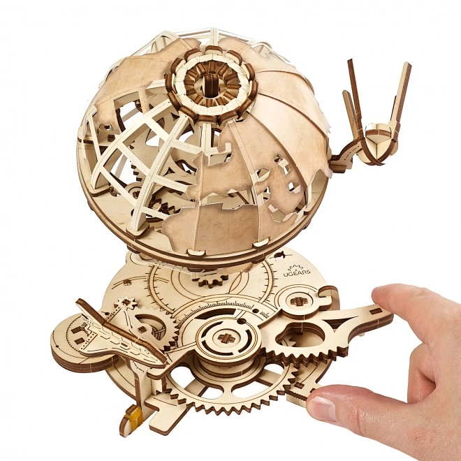 Ugears 3D puzzle mécanique en bois Globe
