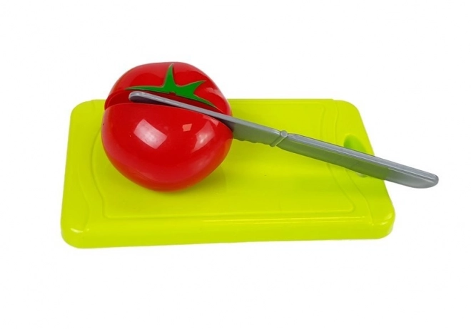 Ensemble de fruits et légumes pour enfants avec mixeur et plateau