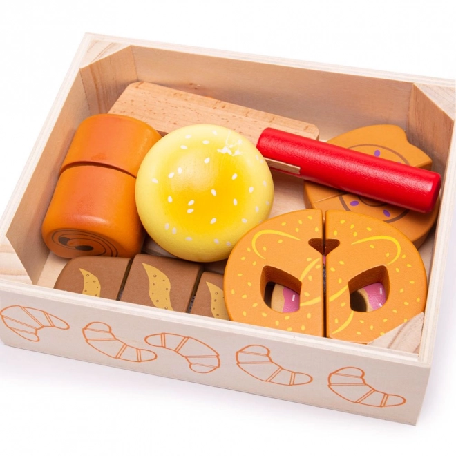 Bigjigs Toys Découpe de viennoiseries en boîte
