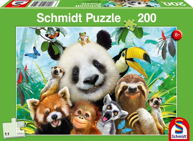 Puzzle divertissement animalier 200 pièces