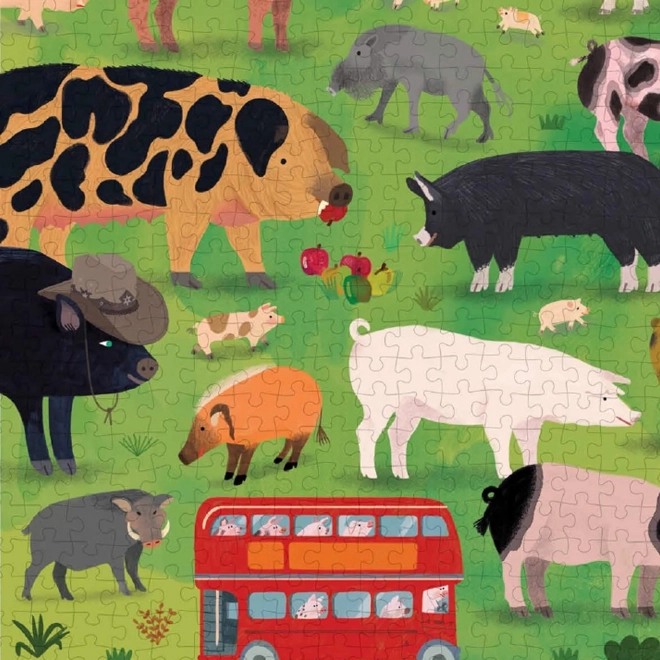 Puzzle Pigologie 1000 pièces par Chronicle Books