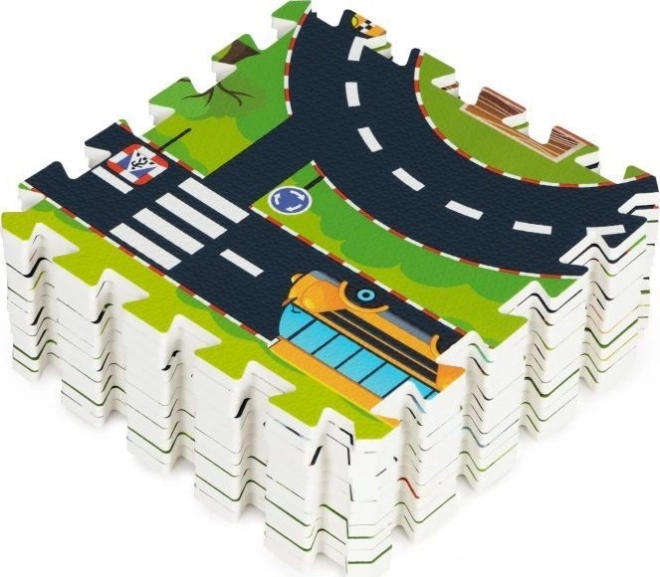 ECOTOYS Puzzle en mousse Ville