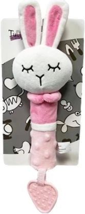 Lapin en peluche avec son 17 cm TULILO