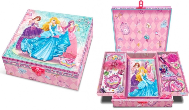 Coffret de rangement Pecoware avec étagères - Princesse