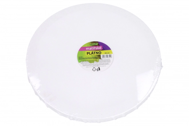 Toile de peinture ronde 30 cm