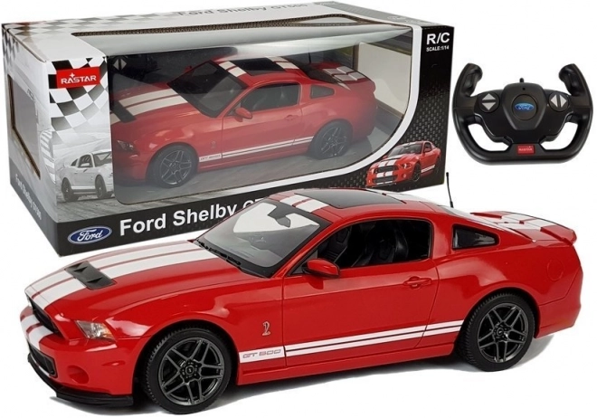 Voiture de course télécommandée Ford Shelby GT500 1:14 rouge