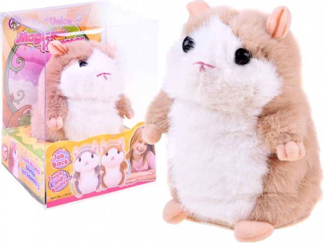 Hamster en peluche parlant interactif – Hamster