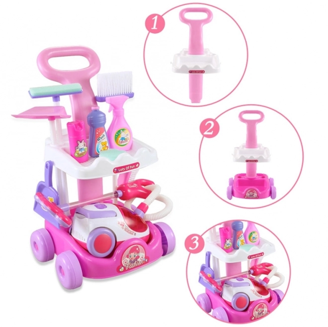 Ensemble de nettoyage avec aspirateur Woopie