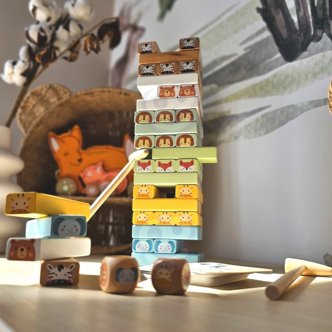 TOOKY TOY tour bancale avec animaux