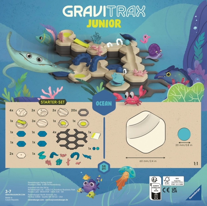 Ravensburger GraviTrax Junior Kit de Démarrage Océan