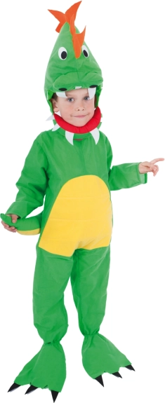 costume dinosaure pour enfant avec emballage éco (taille S, 4–6 ans)