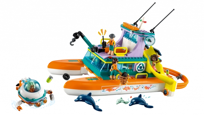 LEGO Friends bateau de sauvetage en mer