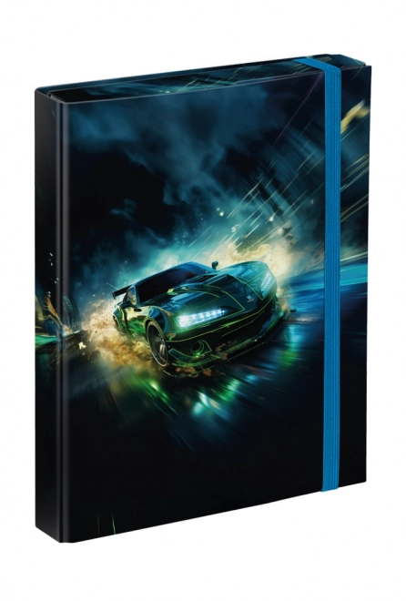 BAAGL Chemises pour cahiers scolaires A5 Voiture de course