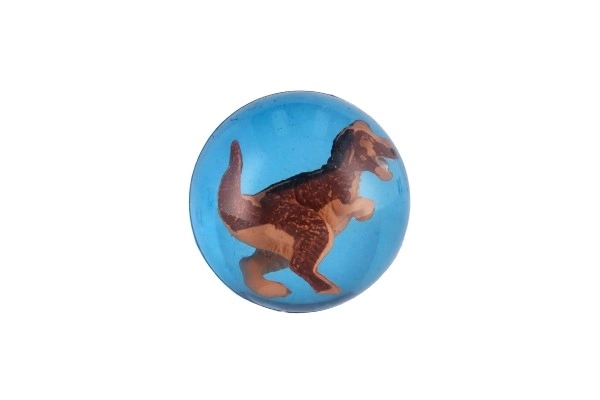 Balle/ballon avec dinosaure 4cm assortiment de types 32 pièces dans un pot