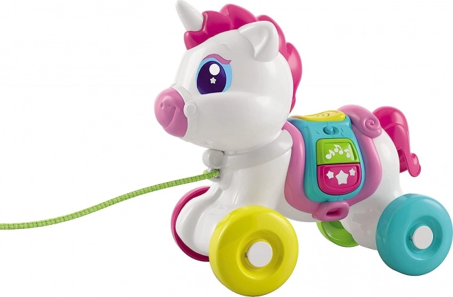 CLEMENTONI BABY Licorne interactive à tirer
