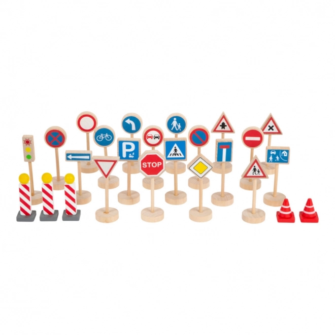 Ensemble de panneaux de signalisation Small Foot 25 pièces