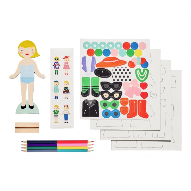Petit Collage habillage magnétique pour enfants