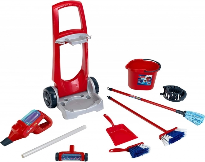 Chariot de nettoyage avec aspirateur Vileda