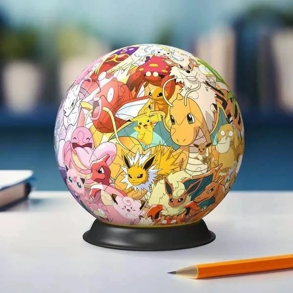 Puzzle 3D sphère Pokémon