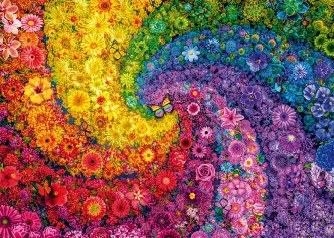 Casse-tête Schmidt Couleurs tourbillonnantes en fleur 2000 pièces