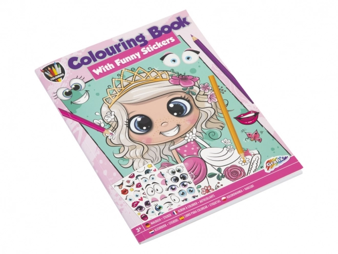 Livret de coloriage avec autocollants